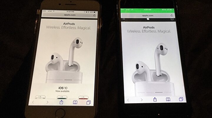 iphone 7 lerdeki sari renk sorunu nasil
