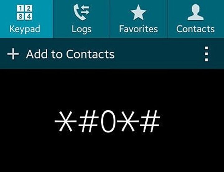 Samsung telefonlarda gizli menüye erişim için kullanılabilecek kod: *#0*#