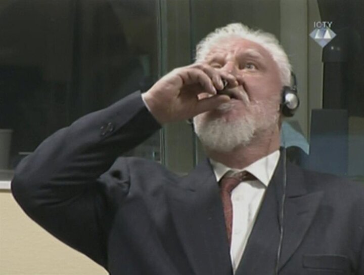 Hollanda Savcılığı, duruşma salonunda intihar eden savaş suçlusu eski Hırvat general Slobodan Praljak'ın kanında potasyum siyanür konsantrasyonu bulunduğunu bildirdi.