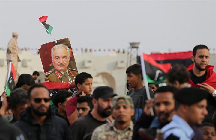General Halife Hafter, Lİbya'nın doğusunda hakimiyetini sağlamış durumda. (Esam Omran Al-Fetori / Reuters)