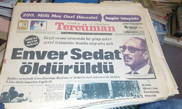 Sedat'ın İsrail'le barış politikası, 6 Ekim 1981'de öldürülmesiyle sonuçlandı.