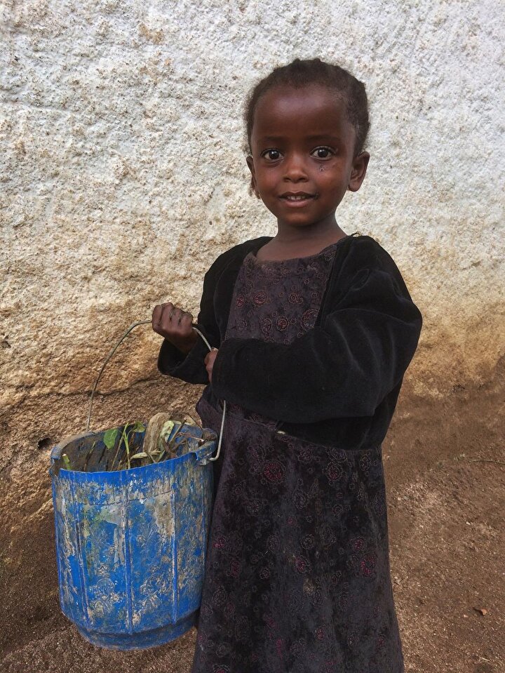 Afrika'nın güleç yüzlü çocuklarına Harar sokaklarında da sıkça rastlıyoruz. (Fotoğraf: İsmail Yasin Avcı)