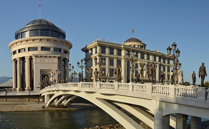 Üsküp 2014 projesin kapsamında inşa edilen Sanat Köprüsü.