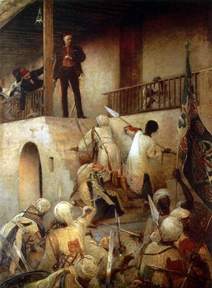 General Gordon sarayı basan ''Ensar'' üyeleri tarafından öldürülmüştür.