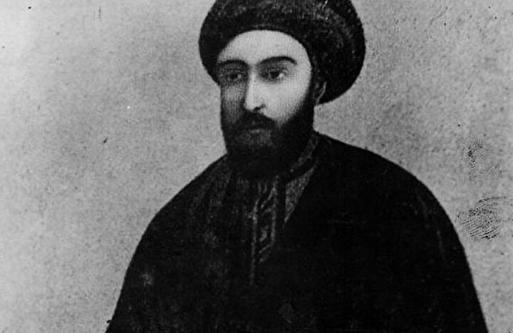 ''Bâb'' lakaplı Mirza Ali Muhammed'in temsili bir resmi.