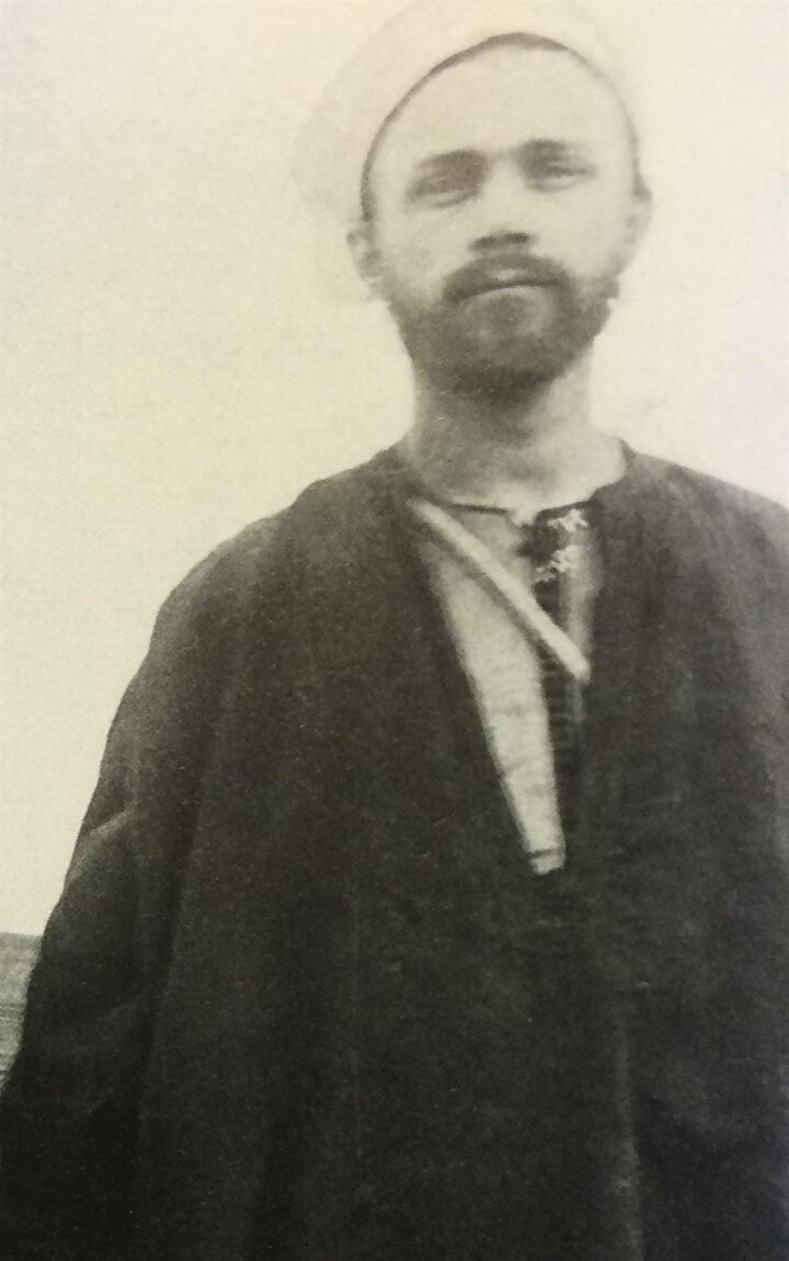 İhtida ettikten sonra Abdülhadi ismini alan ressam İvan Gustav Aguéle.