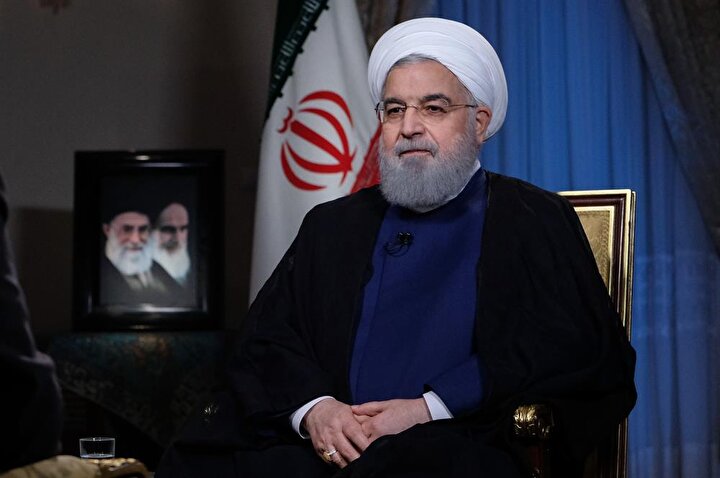 İran Cumhurbaşkanı Hasan Ruhani, ABD ile müzakere masasına oturmak için nükleer anlaşmaya dönülmesi gerektiğini ifade etti. (İran Cumhurbaşkanlığı Basın Ofisi)