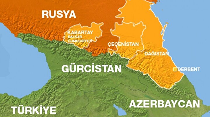 Derbent şehri, sarp dağların üstüne kurulmuş, işgali zor bir şehir olmasına rağmen konumu dolayısıyla ticaret merkezi haline geldiği için, tarih boyunca birçok devlet arasında el değiştirmiştir.