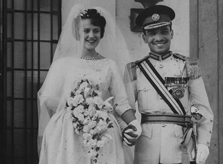 Kral Hüseyin ve Prenses Muna, 25 Mayıs 1961'de düzenlenen törenle dünya evine girmişlerdi.