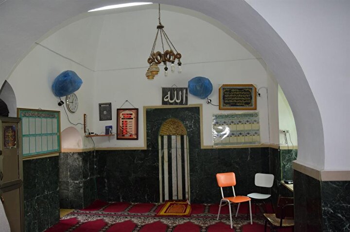 Sultan Barkuk Mescidi'nin iç kısmı.
