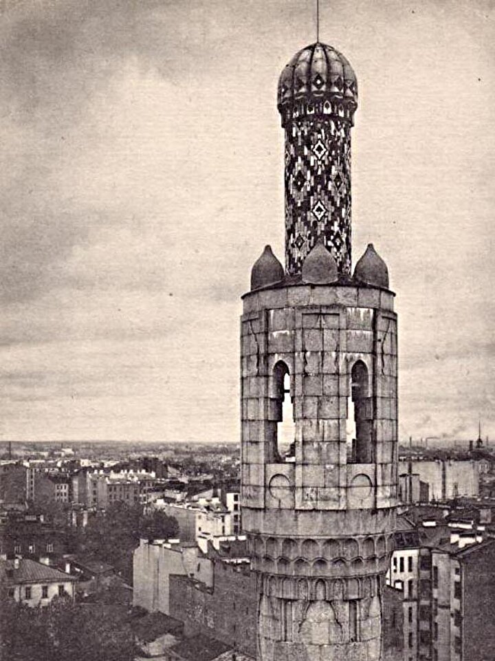 Petersburg Camii minaresi 1920-1930'lu yıllar. Fotograf: V.V.Peresnyakov
