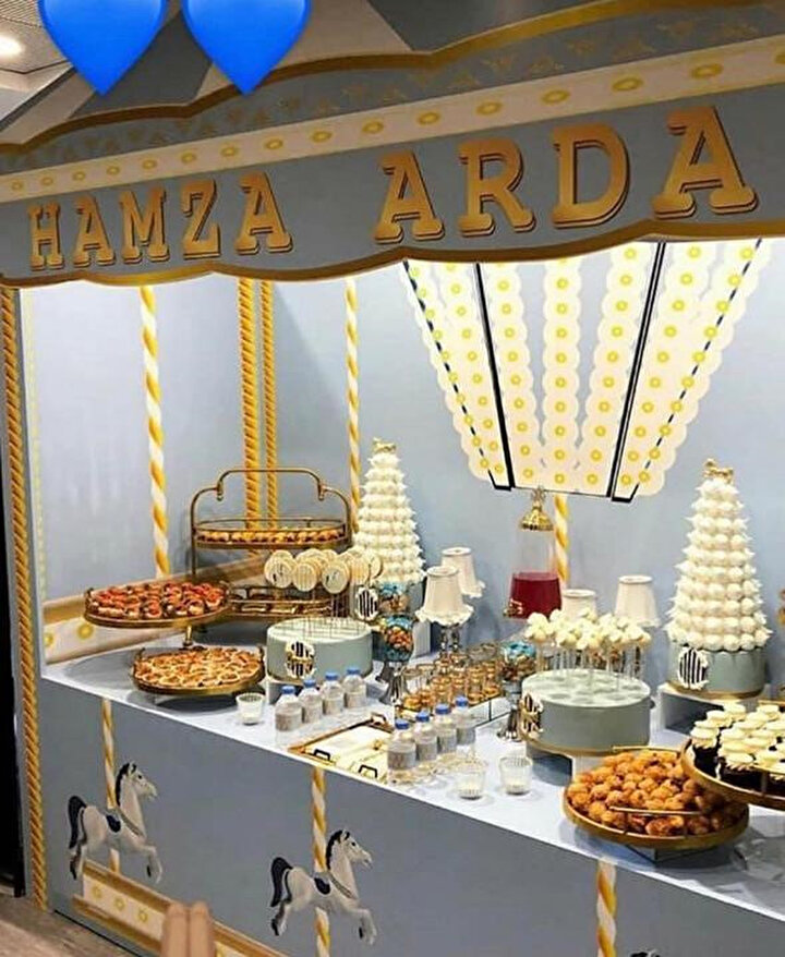 Hamza Arda bebeğin hastane odasından bu görüntüler aile yakınları tarafından paylaşıldı.