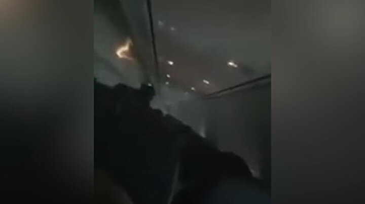 Düşen uçaktaki yolcuların korkutan son anları