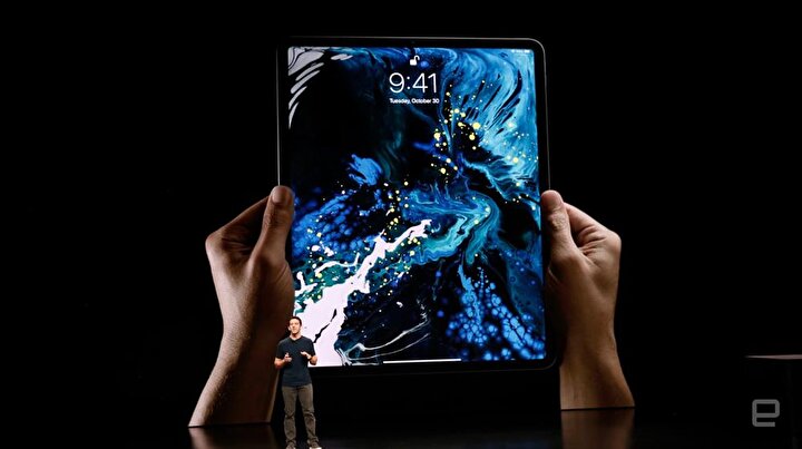 Yeni iPad'in görünümü bu şekilde. Fotoğraf: Engadget.