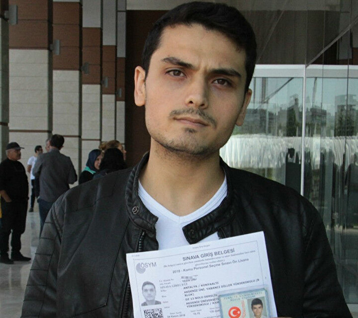 Yasin İzgi adlı öğrenci, yaşadığı durumu anlattı.n
