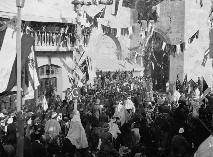 Alman İmparatoru II. Wilhelm'in Kudüs ziyaretinden bir kare.