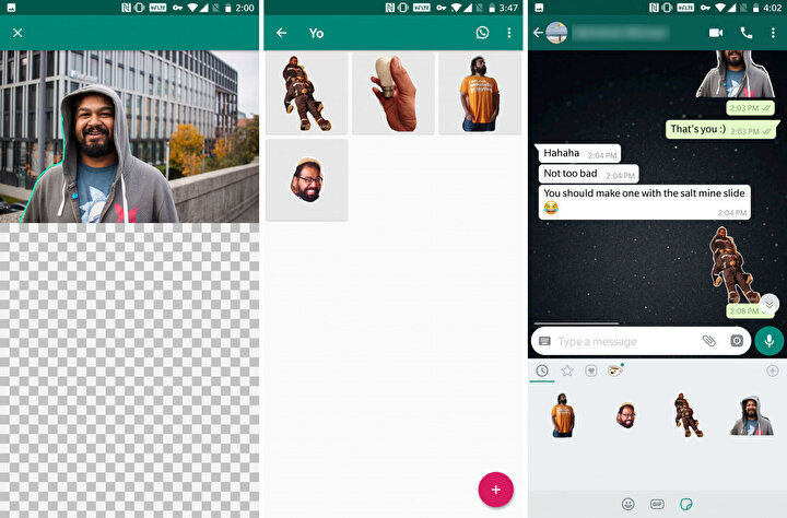 Çıkartmalar WhatsApp'a basit bir yöntem sayesinde aktarılıp sohbetler aracılığıyla karşı tarafa gönderilebiliyor.