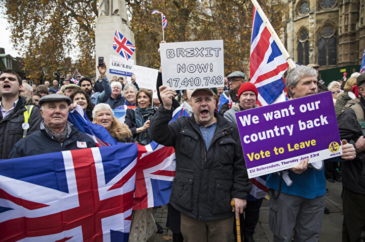 İngiltere'de Brexit sürecini destekleyen önemli bir kesim bulunuyor.