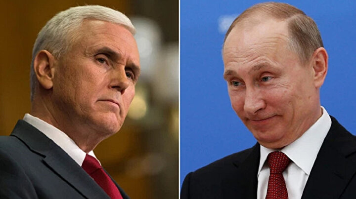 Pence, Putin Singapur'da görüştü