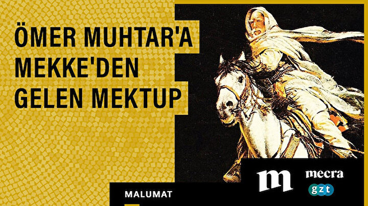 Ömer Muhtar'a Mekke'den gelen mektup