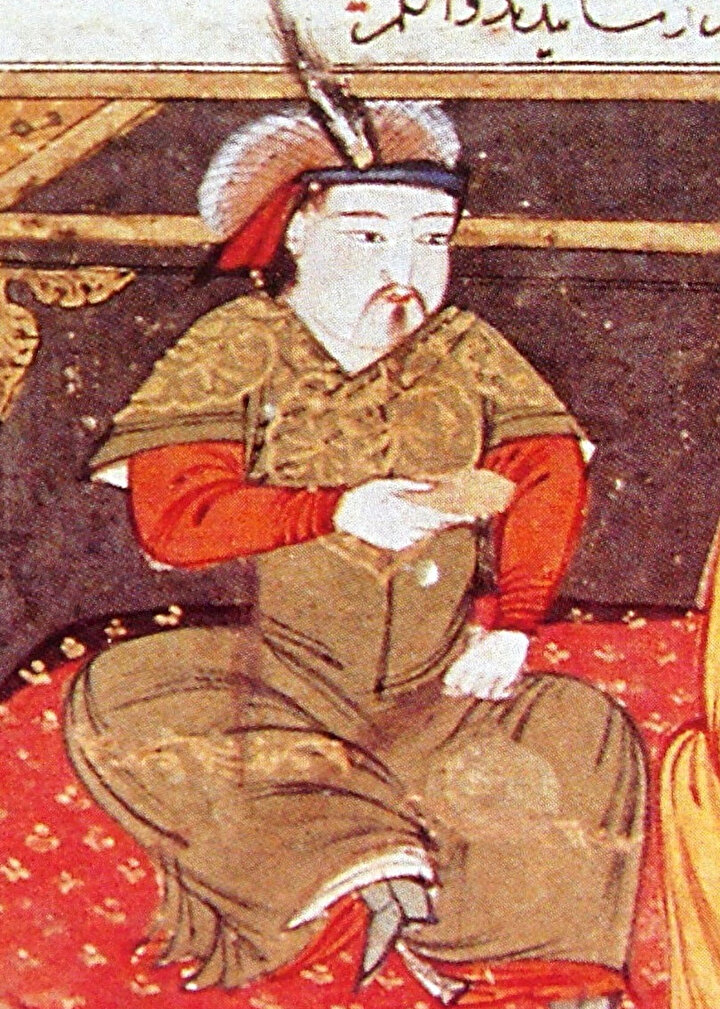 Moğol hakanı Hulâgû'nun bir tasviri.