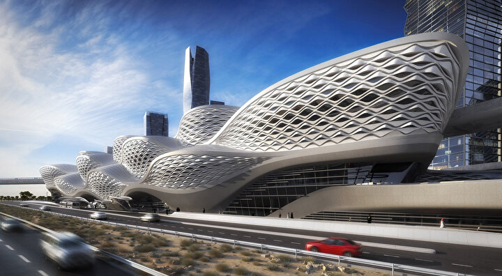 Zaha Hadid'in tasarımlarında köşeli öğeler yerine yuvarlak çizgiler hakimdi. Hadid, bu durumu tabiatta hakim çizginin yuvarlak ve esnek detaylar olduğu gerçeğiyle açıklıyordu.
