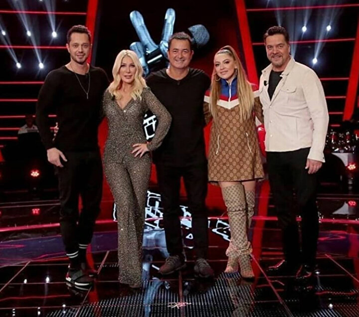 O Ses Türkiye ekibi, Murat Boz, Seda Sayan, Acun Ilıcalı, Hadise, Beyazıt Öztürk