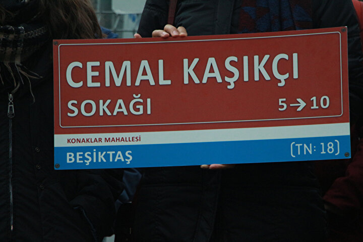 Uluslararası Af Örgütü Türkiye Şubesi, konsolosluk binasının olduğu sokağa temsili olarak Cemal Kaşıkçı ismini verdi.