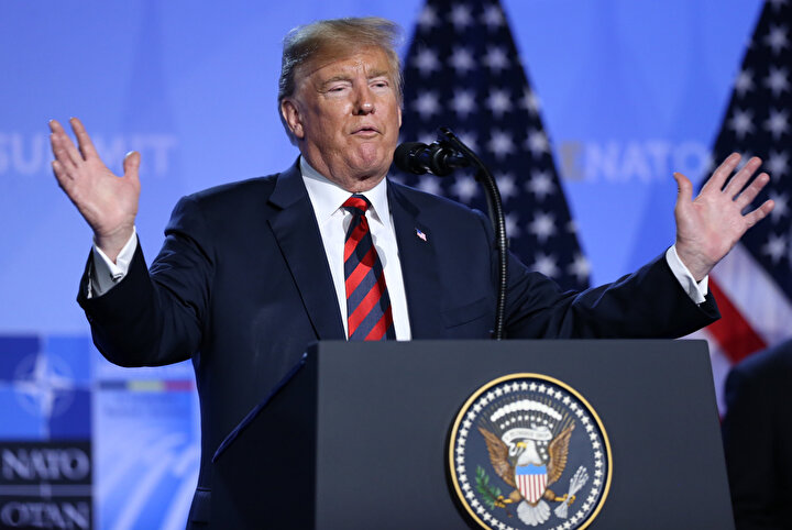 Donald Trump Brüksel'de konuşmuştu.