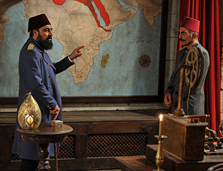 Payitaht Abdülhamit dizisinden kareler.