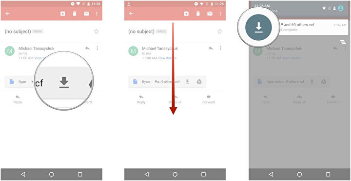 Son adımda ise dışa aktarılan VCard dosyasının Android'e geçirilmesi gerekiyor. Bunun için de rehber indirip açmak yeterli. Burada kişilerin kayıt altına alınacağı yeni yol (telefon ya da Google Rehber gibi) da seçilebiliyor.