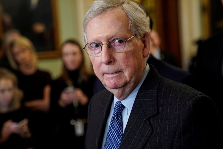 Mitch McConnell, dün bir açıklama yapmıştı.