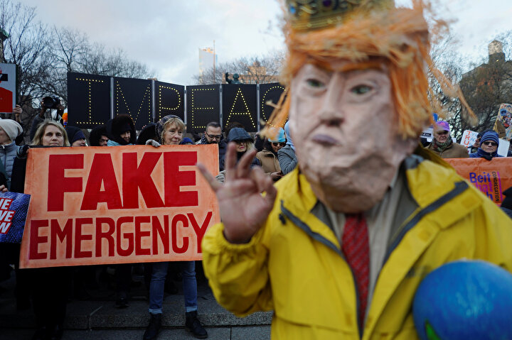 Donald Trump ABD'de protesto edildi.