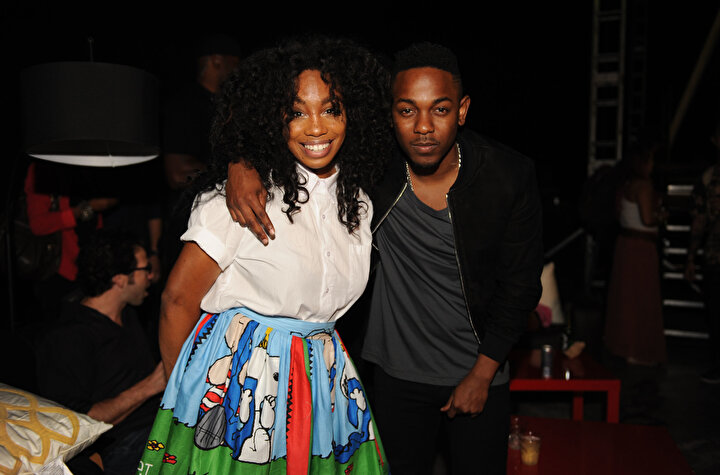 Kendrick Lamar ve SZA.