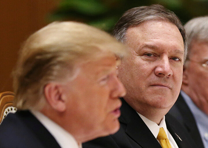 ABD Başkanı Donald Trump ve ABD Dışişleri Bakanı Mike Pompeo
