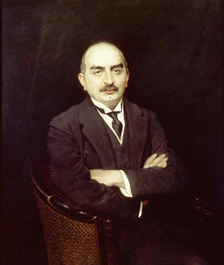 Calouste Sarkis Gülbenkyan'ın 1912 tarihli yağlıboya portresi.