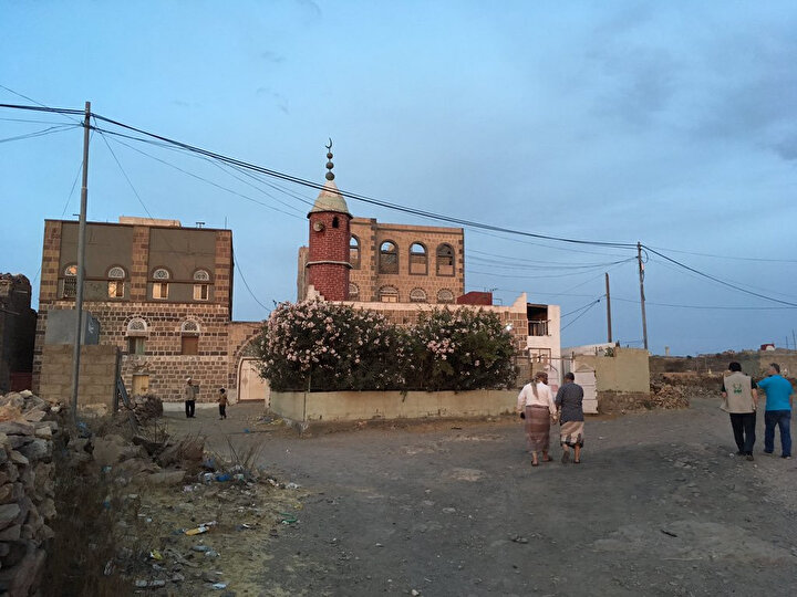 Taiz’in Türbe köyünde bir gece konakladığımız tipik Yemen evi.