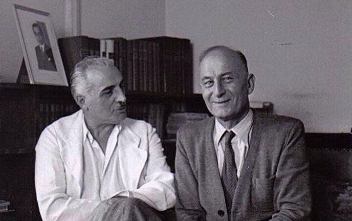 Haydar Bammat (solda) Alihan Kantemir'le birlikte Fransa'da.