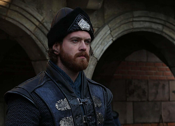 Engin Öztürk Diriliş Ertuğrul dizisinden bir kare.