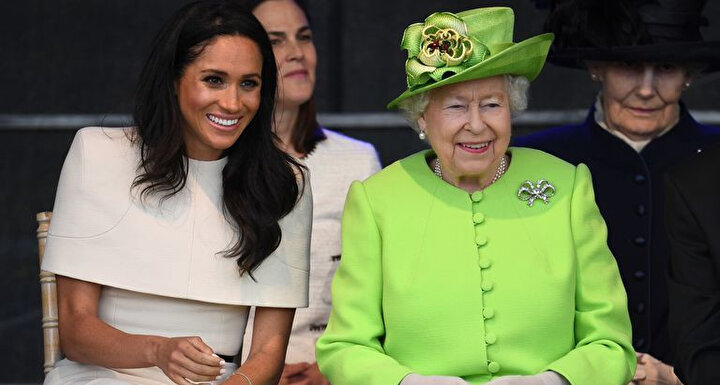 Meghan Markle ve Kraliçe.