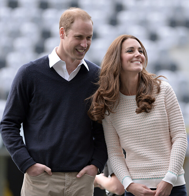 Prens William ve eşi Kate Middleton.