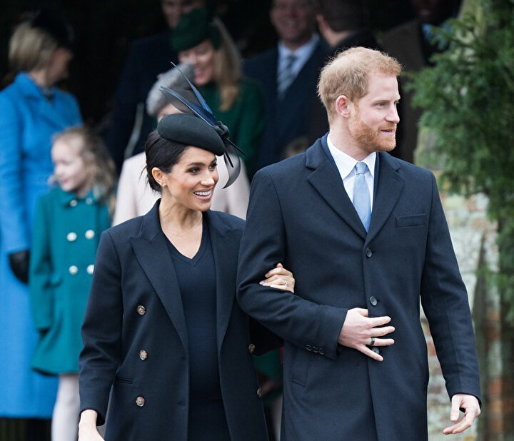 Meghan Markle'nın hamilelik görüntüleri.