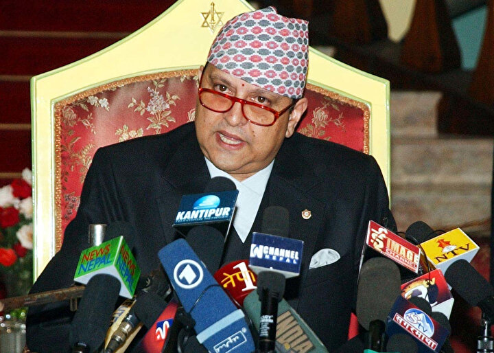 Nepal'in son Hindu kralı Gyanendra Bir Bikram Shah Dev.