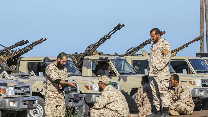 Ulusal Mutabakat Hükümetine bağlı Misrata güçleri.
