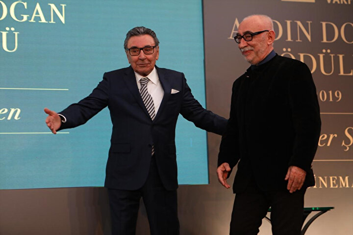 Şener Şen ve Aydın Doğan.
