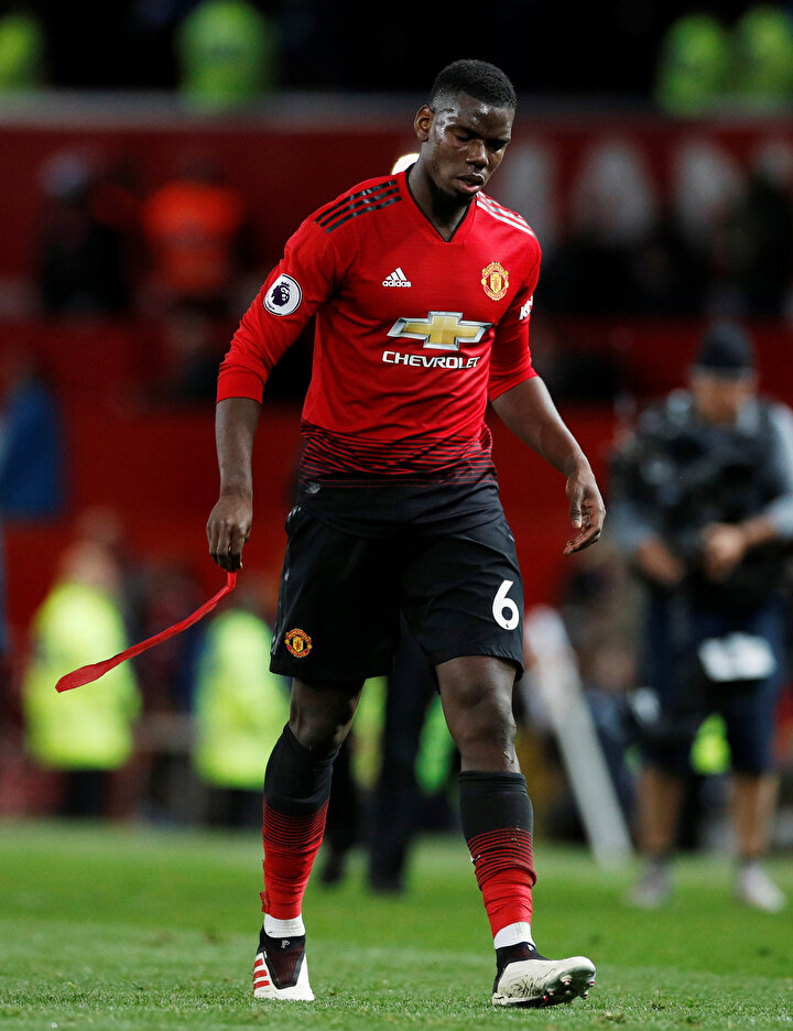 Pogba'nın Everton maçında alınan ağır mağlubiyetin ardından oldukça üzgün olduğu görüldü.