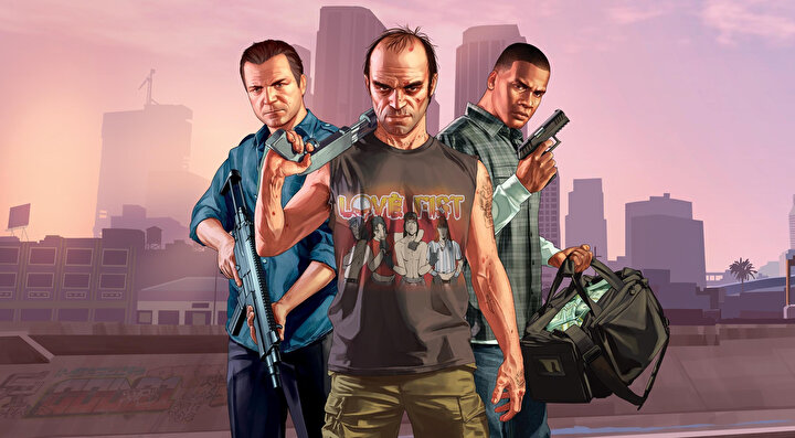 GTA V’in etkileyici karakter çizimleri.
