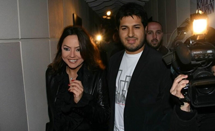 Ebru Gündeş ve eşi Rıza Sarraf.