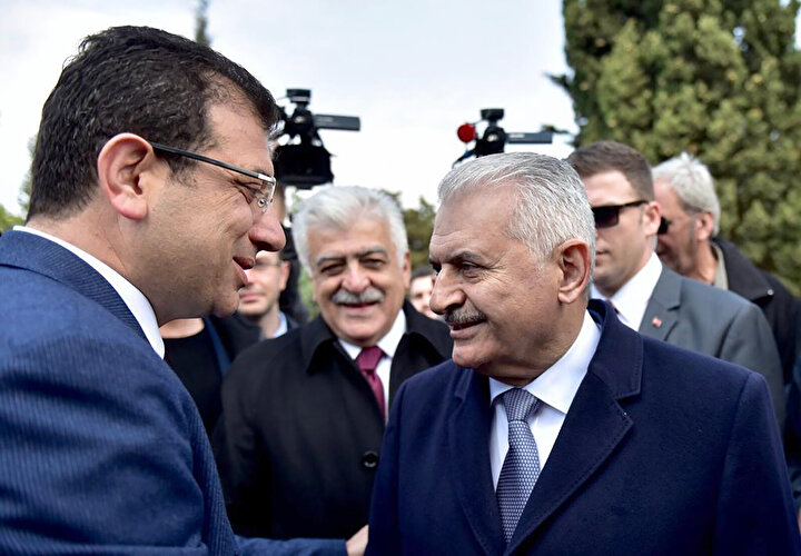 AK Parti İstanbul Büyükşehir Belediye Başkan Adayı Binali Yıldırım ile CHP İstanbul Büyükşehir Belediye Başkan Adayı Ekrem İmamoğlu