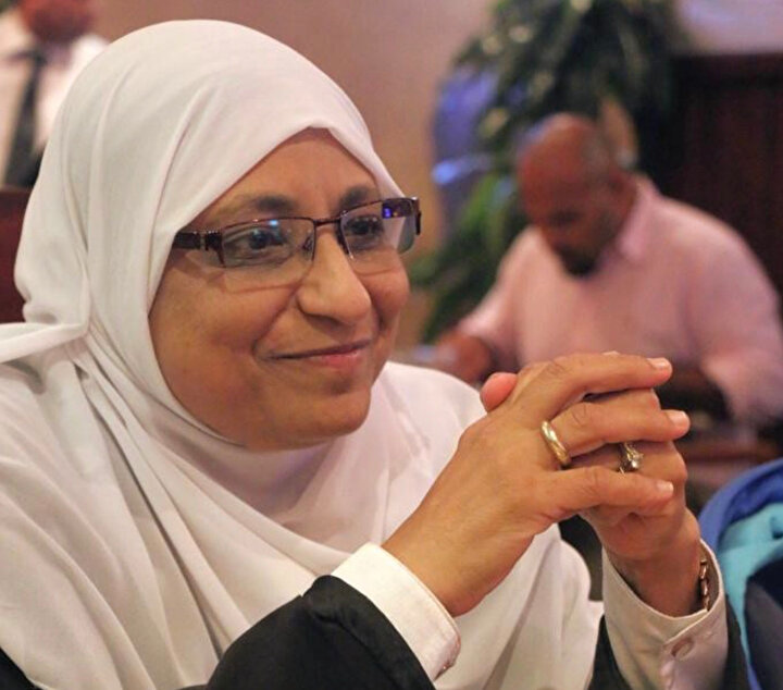 ''Demir Kadın'' lakaplı Hüda Abdulmunim.